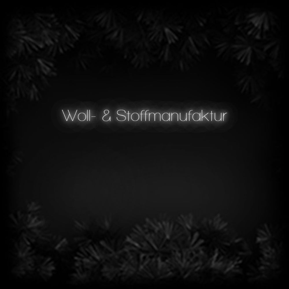 Konfiguriertes Neonschild: Woll - & Stoff... - Official Neon - led neon schild schriftzug personalisiert