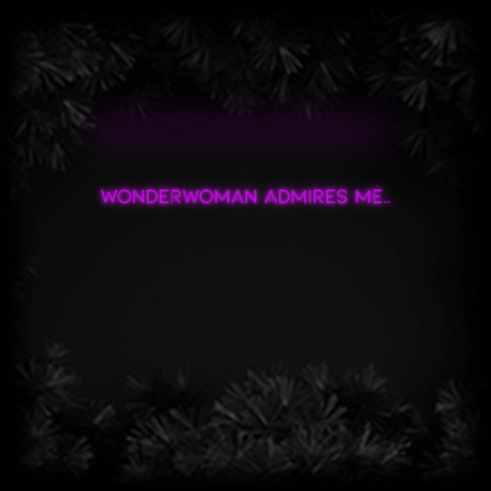 Konfiguriertes Neonschild: Wonderwoman a... - Official Neon - led neon schild schriftzug personalisiert