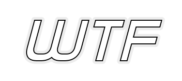 Konfiguriertes Neonschild: WTF - Official Neon - led neon schild schriftzug personalisiert