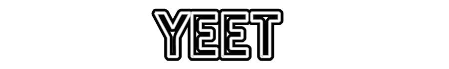 Konfiguriertes Neonschild: YEET - Official Neon - led neon schild schriftzug personalisiert