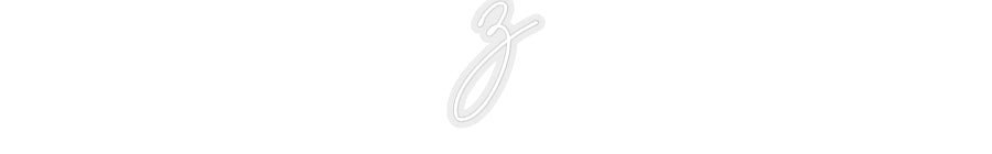 Konfiguriertes Neonschild: z - Official Neon - led neon schild schriftzug personalisiert