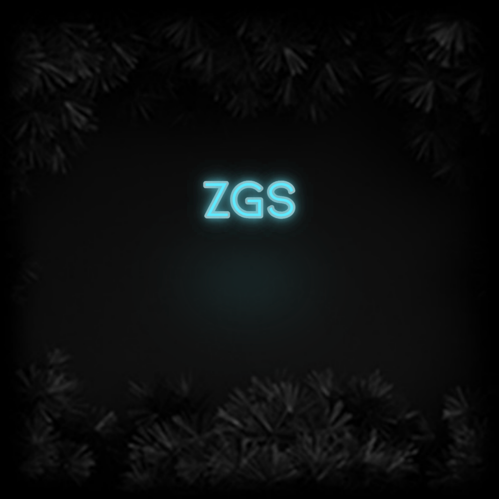 Konfiguriertes Neonschild: ZGS - Official Neon - led neon schild schriftzug personalisiert