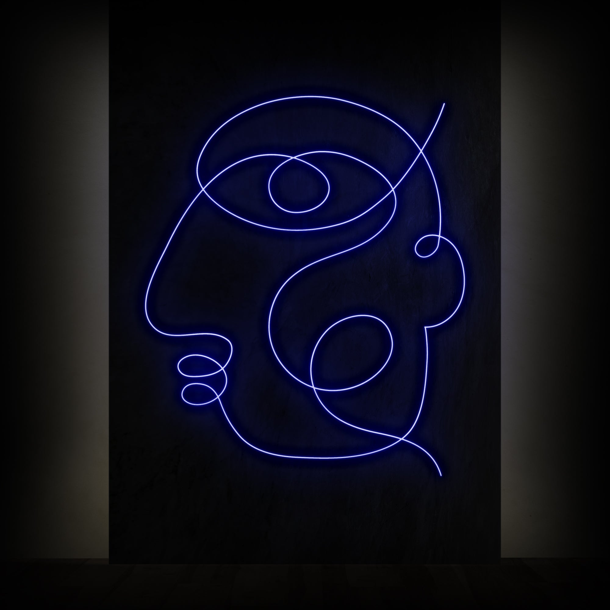 Gesicht - Neonschild - Official Neon - led neon schild schriftzug personalisiert