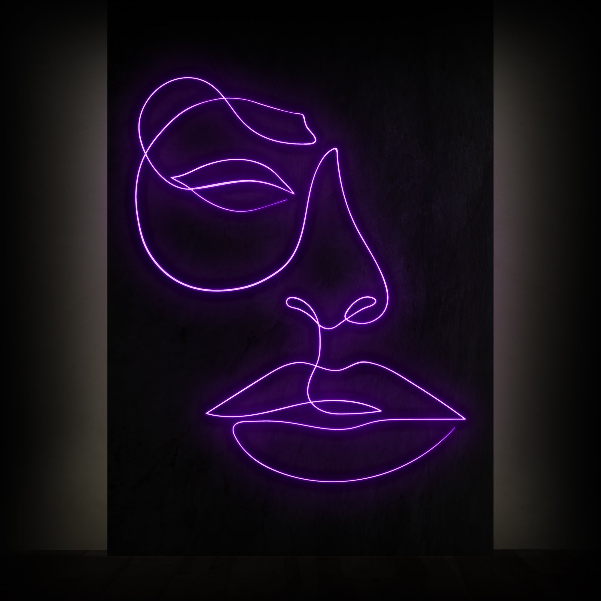 Gesicht - Neonschild - Official Neon - led neon schild schriftzug personalisiert