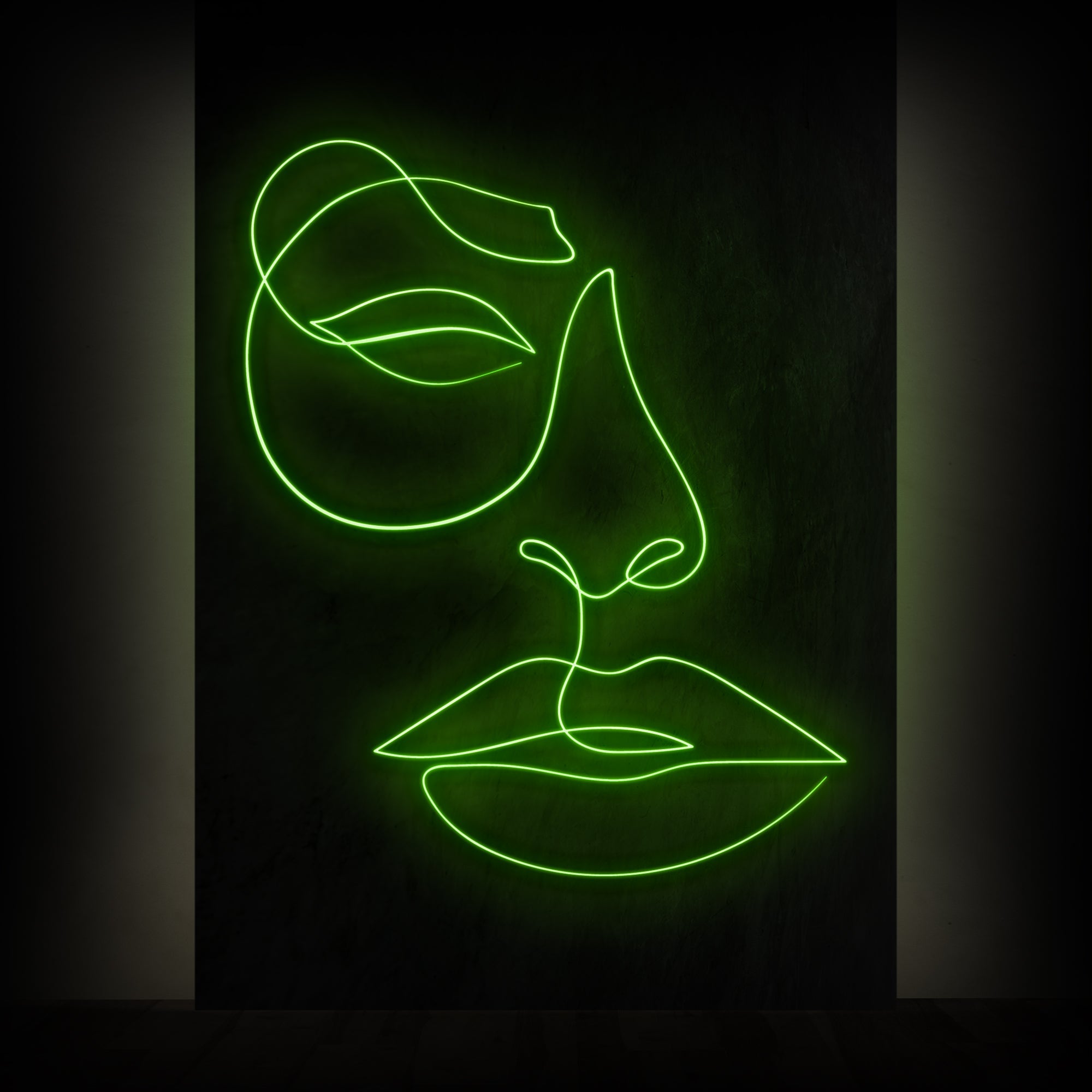 Gesicht - Neonschild - Official Neon - led neon schild schriftzug personalisiert