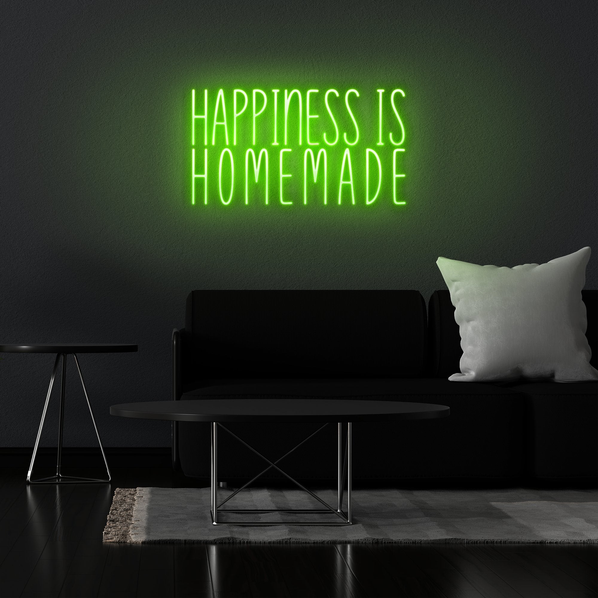 Happiness is Homemade - Neonschild - Official Neon - led neon schild schriftzug personalisiert