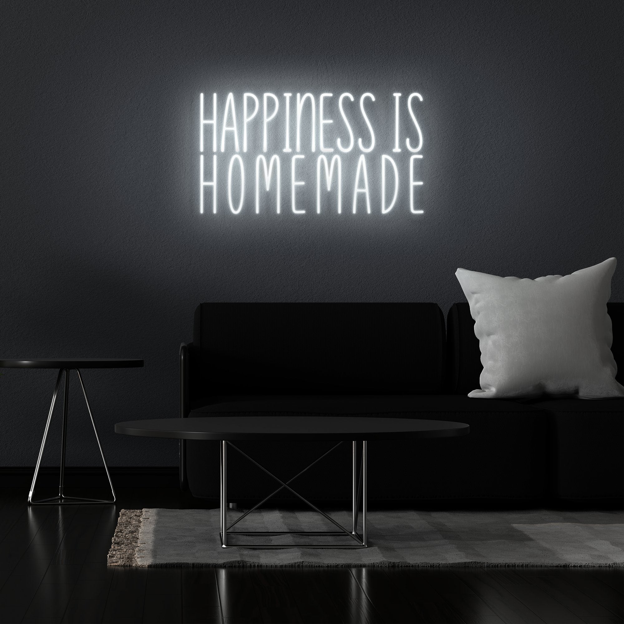 Happiness is Homemade - Neonschild - Official Neon - led neon schild schriftzug personalisiert