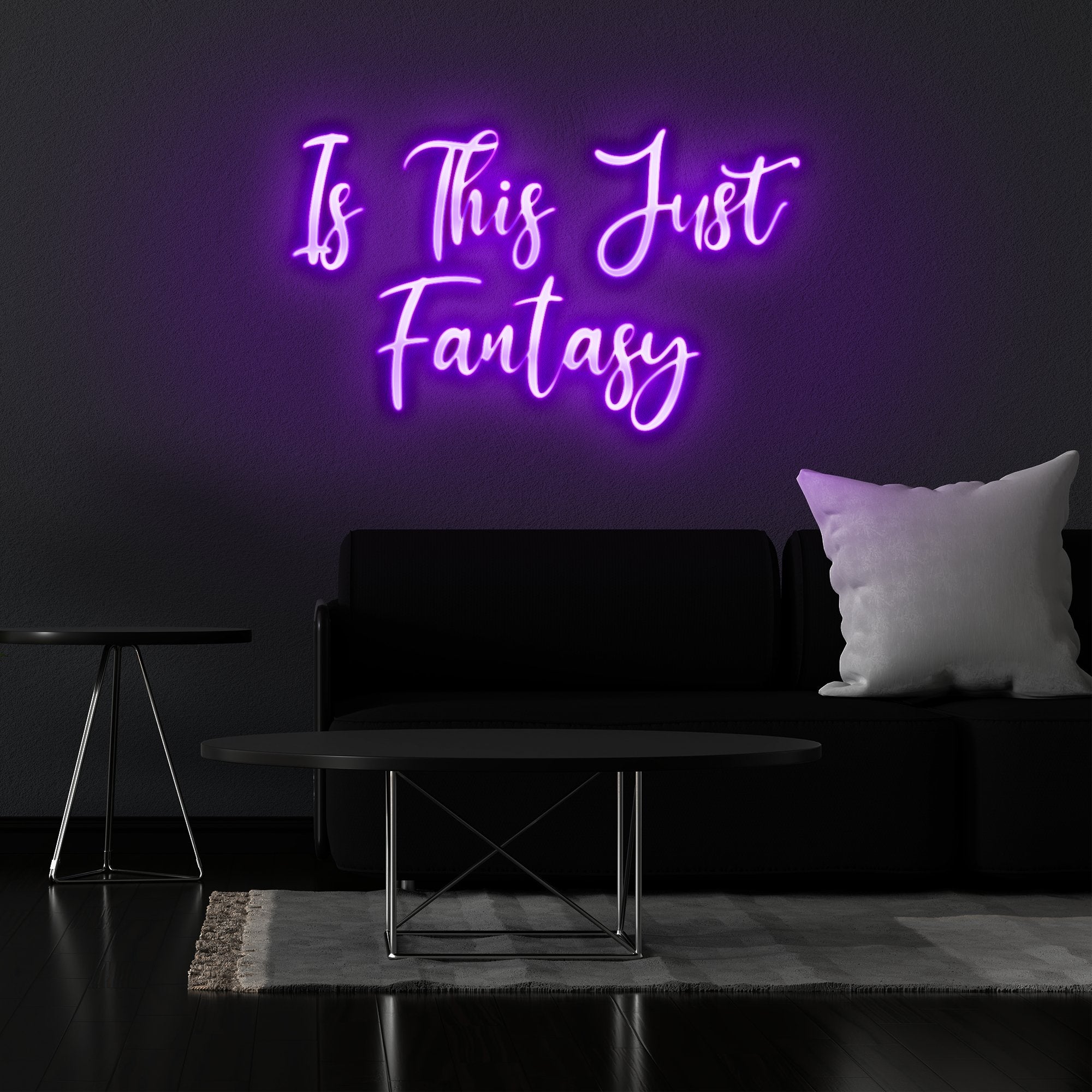 Is This Just Fantasy - Neonschild - Official Neon - led neon schild schriftzug personalisiert