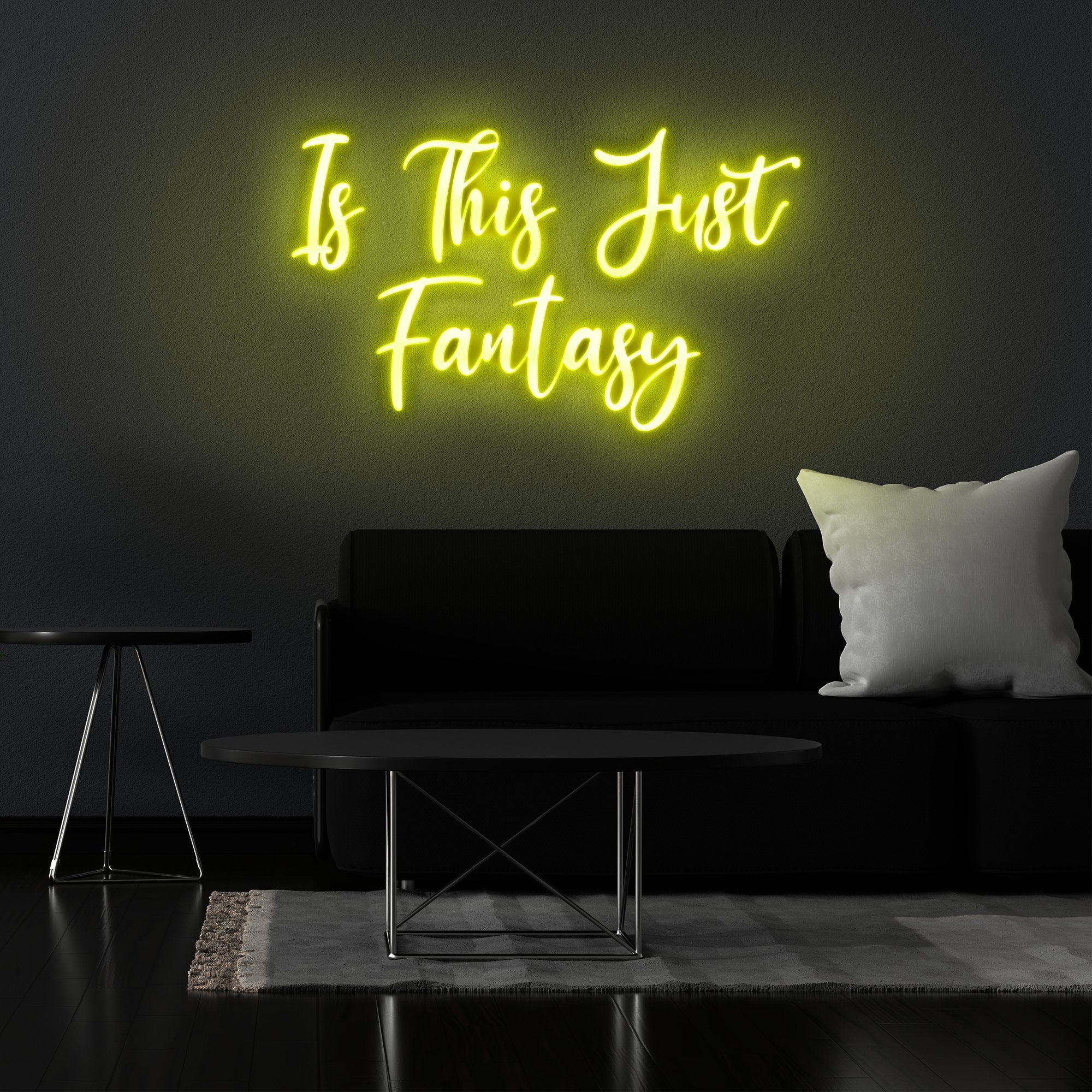 Is This Just Fantasy - Neonschild - Official Neon - led neon schild schriftzug personalisiert