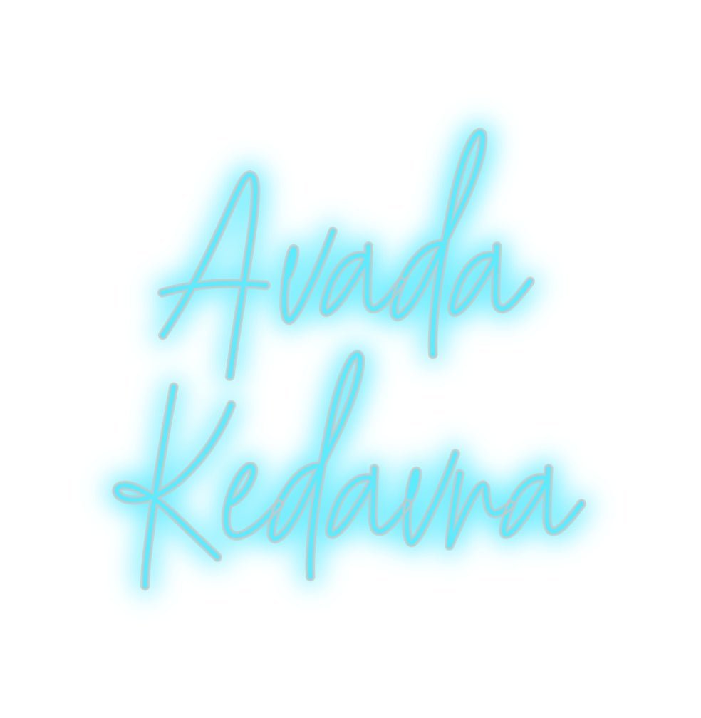 Konfiguriertes Neonschild: Avada Kedavra - Official Neon - led neon schild schriftzug personalisiert