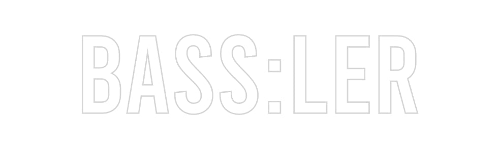 Konfiguriertes Neonschild: BASS:LER - Official Neon - led neon schild schriftzug personalisiert