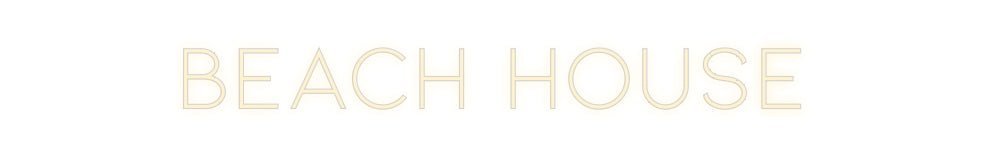 Konfiguriertes Neonschild: Beach House - Official Neon - led neon schild schriftzug personalisiert