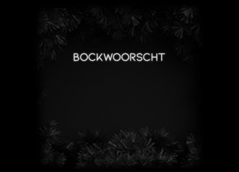 Konfiguriertes Neonschild: Bockwoorscht - Official Neon - led neon schild schriftzug personalisiert