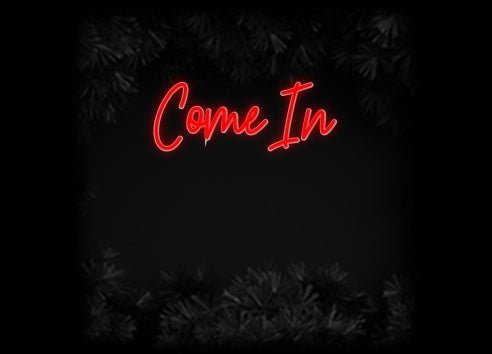 Konfiguriertes Neonschild: Come In - Official Neon - led neon schild schriftzug personalisiert