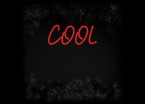 Konfiguriertes Neonschild: COOL - Official Neon - led neon schild schriftzug personalisiert