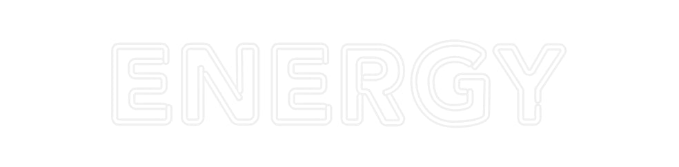 Konfiguriertes Neonschild: ENERGY - Official Neon - led neon schild schriftzug personalisiert