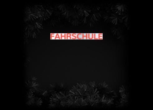Konfiguriertes Neonschild: FAHRSCHULE - Official Neon - led neon schild schriftzug personalisiert