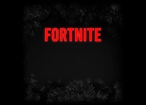 Konfiguriertes Neonschild: FORTNITE - Official Neon - led neon schild schriftzug personalisiert