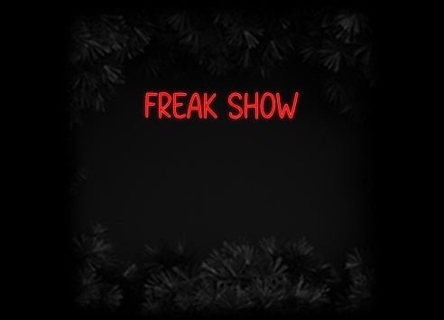 Konfiguriertes Neonschild: FREAK SHOW - Official Neon - led neon schild schriftzug personalisiert