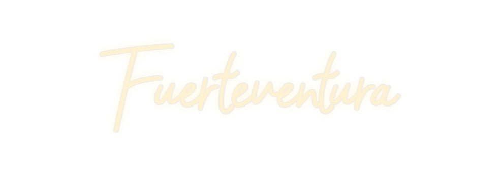 Konfiguriertes Neonschild: Fuerteventura - Official Neon - led neon schild schriftzug personalisiert