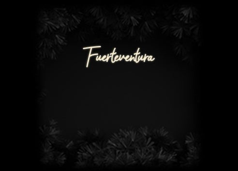 Konfiguriertes Neonschild: Fuerteventura - Official Neon - led neon schild schriftzug personalisiert