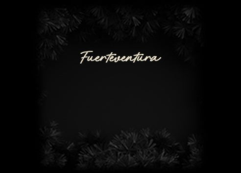 Konfiguriertes Neonschild: Fuerteventura - Official Neon - led neon schild schriftzug personalisiert