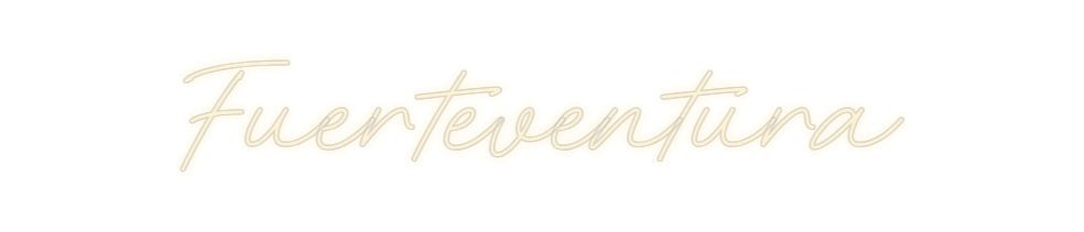 Konfiguriertes Neonschild: Fuerteventura - Official Neon - led neon schild schriftzug personalisiert