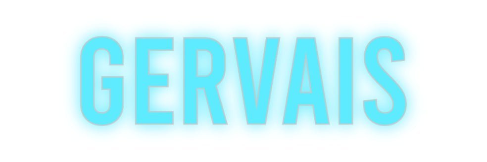 Konfiguriertes Neonschild: Gervais - Official Neon - led neon schild schriftzug personalisiert