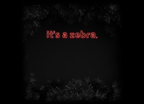 Konfiguriertes Neonschild: it’s a zebra. - Official Neon - led neon schild schriftzug personalisiert