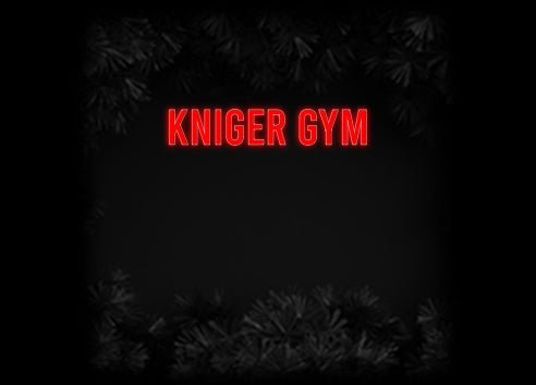 Konfiguriertes Neonschild: Kniger Gym - Official Neon - led neon schild schriftzug personalisiert