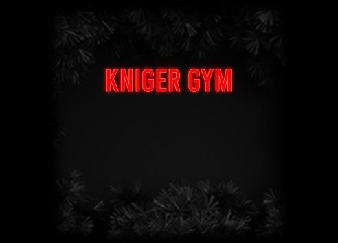 Konfiguriertes Neonschild: Kniger Gym - Official Neon - led neon schild schriftzug personalisiert
