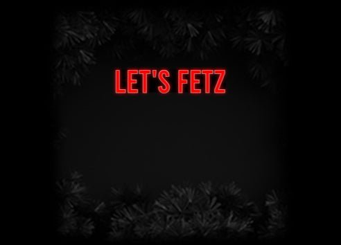 Konfiguriertes Neonschild: Let's Fetz - Official Neon - led neon schild schriftzug personalisiert