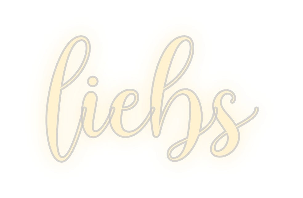Konfiguriertes Neonschild: liebs - Official Neon - led neon schild schriftzug personalisiert