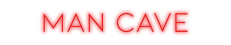 Konfiguriertes Neonschild: Man Cave - Official Neon - led neon schild schriftzug personalisiert