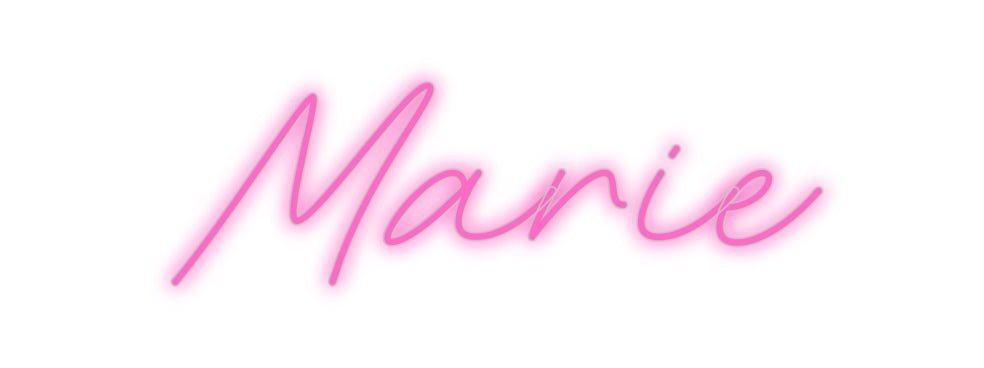Konfiguriertes Neonschild: Marie - Official Neon - led neon schild schriftzug personalisiert