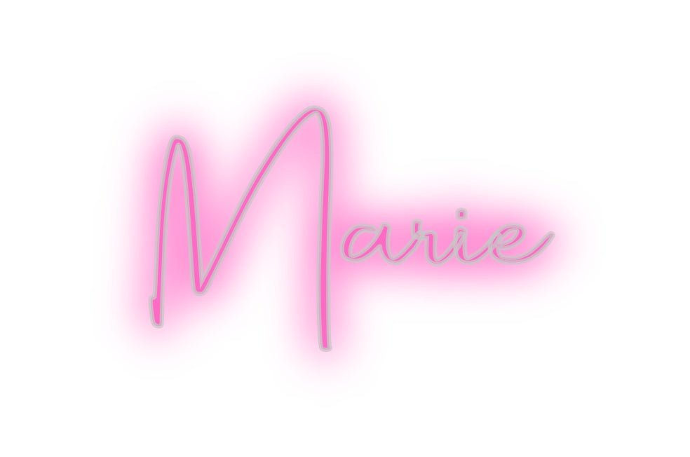 Konfiguriertes Neonschild: Marie - Official Neon - led neon schild schriftzug personalisiert