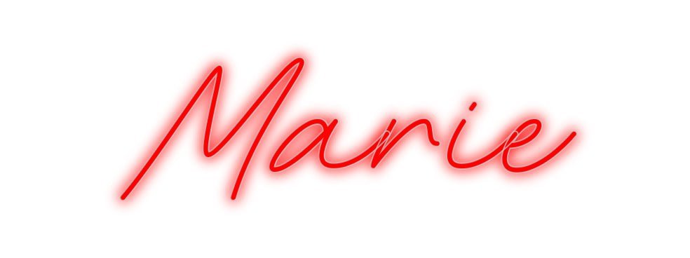 Konfiguriertes Neonschild: Marie - Official Neon - led neon schild schriftzug personalisiert
