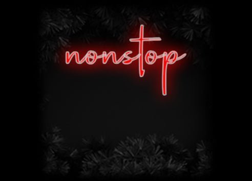 Konfiguriertes Neonschild: nonstop - Official Neon - led neon schild schriftzug personalisiert