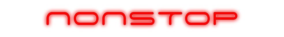 Konfiguriertes Neonschild: NONSTOP - Official Neon - led neon schild schriftzug personalisiert