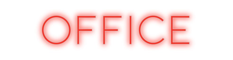 Konfiguriertes Neonschild: Office - Official Neon - led neon schild schriftzug personalisiert
