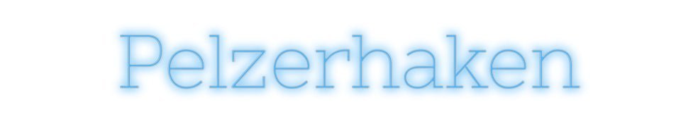 Konfiguriertes Neonschild: Pelzerhaken - Official Neon - led neon schild schriftzug personalisiert