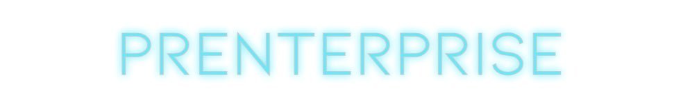 Konfiguriertes Neonschild: Prenterprise - Official Neon - led neon schild schriftzug personalisiert