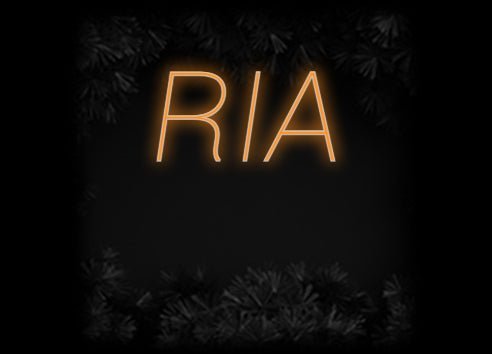 Konfiguriertes Neonschild: RIA - Official Neon - led neon schild schriftzug personalisiert