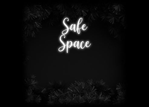Konfiguriertes Neonschild: Safe Space - Official Neon - led neon schild schriftzug personalisiert