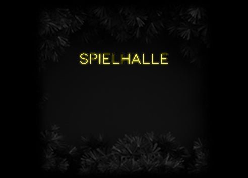 Konfiguriertes Neonschild: Spielhalle - Official Neon - led neon schild schriftzug personalisiert
