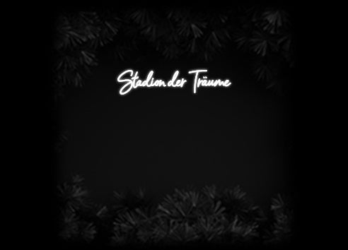 Konfiguriertes Neonschild: Stadion der T... - Official Neon - led neon schild schriftzug personalisiert