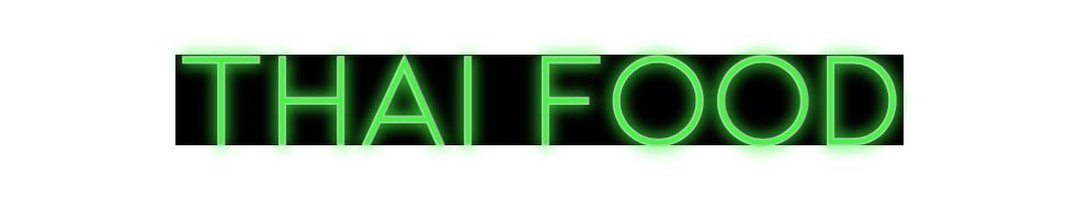Konfiguriertes Neonschild: Thai Food - Official Neon - led neon schild schriftzug personalisiert