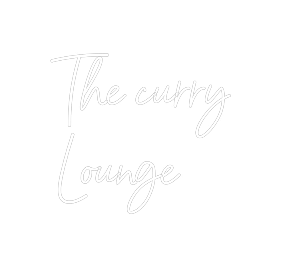 Konfiguriertes Neonschild: The curry ... - Official Neon - led neon schild schriftzug personalisiert