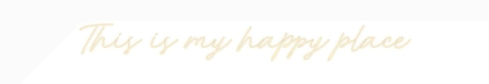 Konfiguriertes Neonschild: This is my ha... - Official Neon - led neon schild schriftzug personalisiert