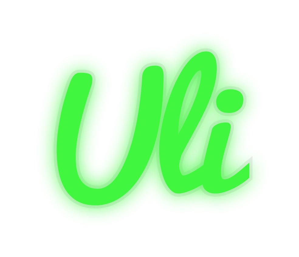 Konfiguriertes Neonschild: Uli - Official Neon - led neon schild schriftzug personalisiert